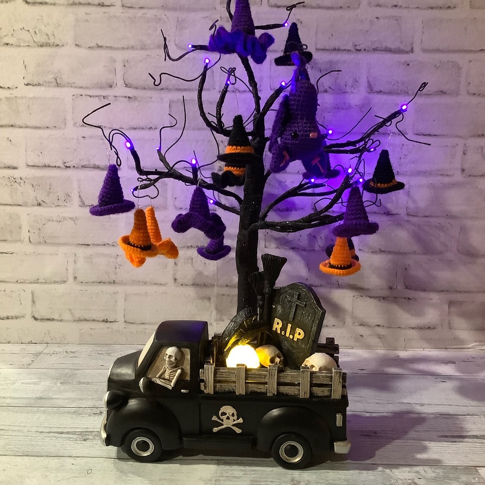 Palm Tree Ghost Cart With LED Light